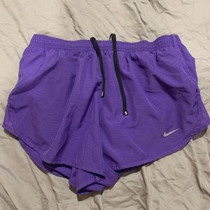 Nike shorts, purple